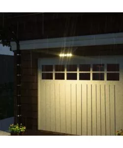 LAMPADA LED DA GIARDINO CON PANNELLO SOLARE, 8 W 6400 K