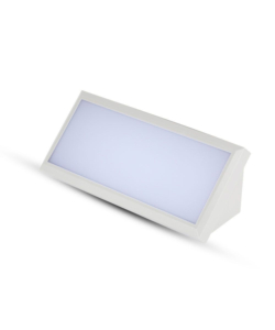 LAMPADA LED DA ESTERNO A MURO ANGOLARE BIANCO, 12 W 4000 K