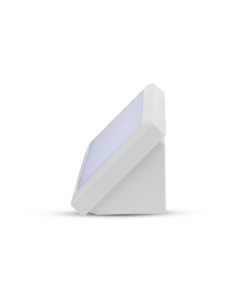 LAMPADA LED DA ESTERNO A MURO ANGOLARE BIANCO, 12 W 4000 K