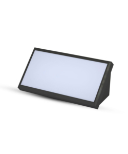 LAMPADA LED DA ESTERNO A MURO ANGOLARE NERO, 20 W 4200 K