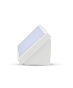 LAMPADA LED DA ESTERNO A MURO ANGOLARE BIANCO, 20 W 6500 K
