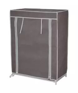SCARPIERA MARRONE CON 3 RIPIANI, 61X30X80 CM