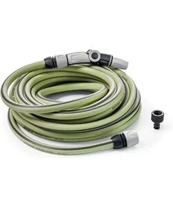 KIT TUBO DI IRRIGAZIONE ECO IN MATERIALE RICICLATO ULTRAMEMORY LIME 15 METRI 5/8" - G.F.
