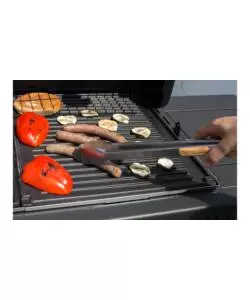 SET UTENSILI PER BARBECUE CON MANICO IN LEGNO E BORSA IN TESSUTO - CAMPINGAZ