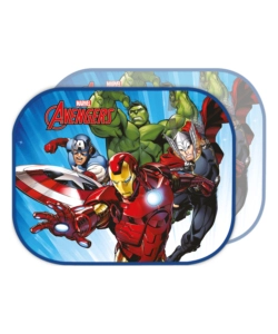 COPPIA TENDINE AUTO LATERALI "AVENGERS" 44X35 CM