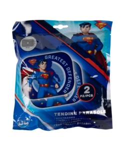 COPPIA TENDINE AUTO LATERALI "SUPERMAN" 44X35 CM