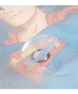 COPPIA TENDINE AUTO LATERALI "SUPERMAN" 44X35 CM