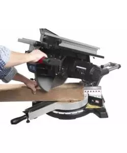 TRONCATRICE RADIALE PER LEGNO E ALLUMINIO "1050 3D" CON PIANO SUPERIORE E DIAMETRO LAMA 305 MM , 1800 W - FEMI