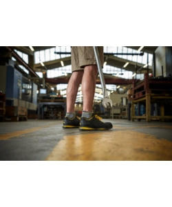 15 PAIA CALZA CORTISSIMA DA LAVORO ANTI-INFORTUNISTICA "WRK04" COLORE NERO, TG 43/46 - WRK