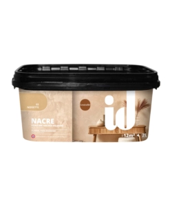 VERNICE PITTURA DECORATIVA LAVABILE, COLORE NOCCIOLA - 2 LT