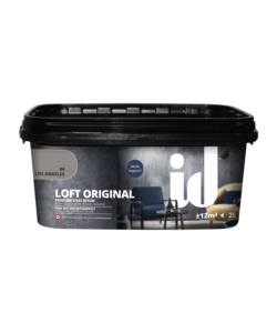 VERNICE PITTURA DECORATIVA LOFT ORIGINAL EFFETTO CEMENTO, COLORE GRIGIO - 2 LT
