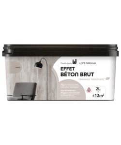 VERNICE PITTURA DECORATIVA LOFT ORIGINAL EFFETTO CEMENTO, COLORE TORTORA - 2 LT