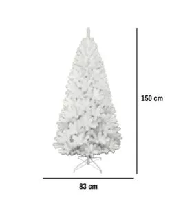 ALBERO DI NATALE ARTIFICIALE XMAS JOY "NEVE" BIANCO 150 CM