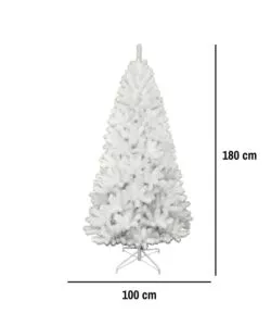 ALBERO DI NATALE ARTIFICIALE XMAS JOY "NEVE" BIANCO 180 CM