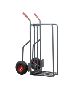 CARRELLO PORTA LEGNA CON RUOTE GONFIABILI E CAPACITÀ 250 KG