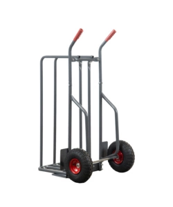 CARRELLO PORTA LEGNA CON RUOTE GONFIABILI E CAPACITÀ 250 KG