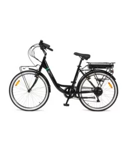 BICI ELETTRICA I-BIKE "CITY EASY URBAN" 26" 45 KM NERA