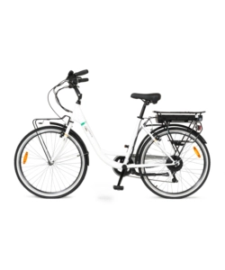 BICI ELETTRICA I-BIKE "CITY EASY URBAN" 26" 45 KM BIANCA