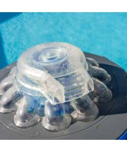 ROBOT A BATTERIA PULITORE AUTOMATICO PISCINA GRE "WET RUNNER PLUS" 50 MQ