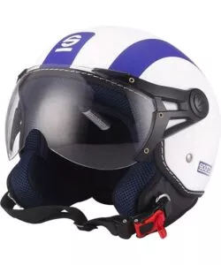 CASCO MOTO SPARCO "SP501" BIANCO/BLU, TG XL