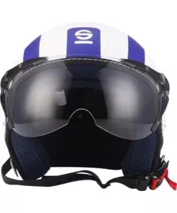 CASCO MOTO SPARCO "SP501" BIANCO/BLU, TG XL