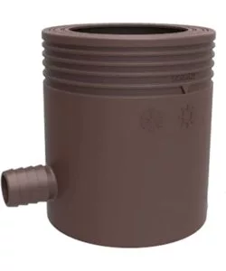 COLLETTORE PER RECUPERO ACQUA PIOVANA CON FILTRO PER TUBI PLUVIALI DA 80 A 105 MM
