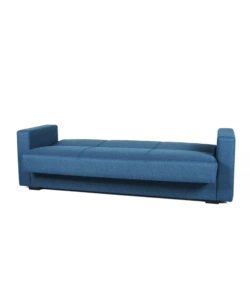 DIVANO LETTO "AFRODITE" 3 POSTI IN TESSUTO BLU 212X80X87 CM