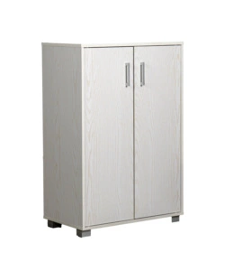 ARMADIO MULTIFUNZIONE BELLAHOME IN LAMINATO BIANCO VENATO BASSO 60X35X90 CM