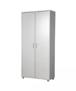 ARMADIO 2 ANTE BATTENTI BELLAHOME EFFETTO VENATO BIANCO 78X35X170 CM