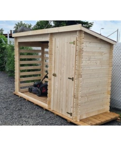 LEGNAIA ARMADIO DA ESTERNO MULTIUSO IN LEGNO MASSELLO 329X122X195 CM