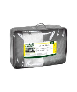 STUOIA DA CAMPEGGIO BRUNNER "BALMAT" ANTRACITE E GRIGIO 250X350 CM