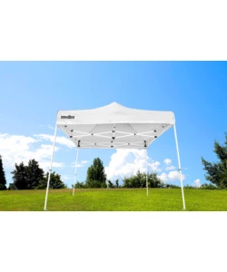 GAZEBO DA CAMPEGGIO BRUNNER "ZEBO ENJOY 2.0" IN ACCIAIO E POLIESTERE BIANCO 3X3 M