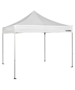 GAZEBO DA CAMPEGGIO BRUNNER "ZEBO ENJOY 2.0" IN ACCIAIO E POLIESTERE BIANCO 3X3 M