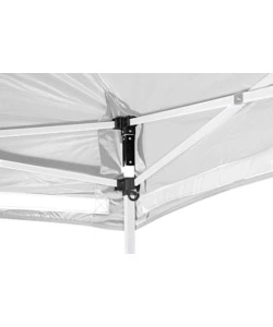 GAZEBO DA CAMPEGGIO BRUNNER "ZEBO ENJOY 2.0" IN ACCIAIO E POLIESTERE BIANCO 3X3 M