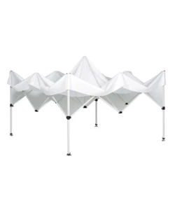 GAZEBO DA CAMPEGGIO BRUNNER "ZEBO ENJOY 2.0" IN ACCIAIO E POLIESTERE BIANCO 3X4,5 M