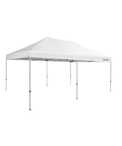 GAZEBO DA CAMPEGGIO BRUNNER "ZEBO ENJOY 2.0" IN ACCIAIO E POLIESTERE BIANCO 3X6 M