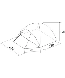 TENDA DA CAMPEGGIO AUTOMATICA BRUNNER "BLITZ 3 AUTOMATIC"