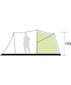TENDA DA CAMPEGGIO BRUNNER "KALYNDA 5" 5 PERSONE 340X220X195 CM