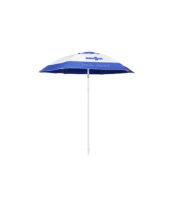 OMBRELLONE DA SPIAGGIA BRUNNER "ONDA PARSOL" IN POLIESTERE BIANCO E BLU, DIAMETRO 200 CM