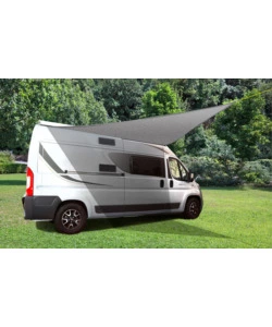 TENDALINO PARASOLE TRIANGOLARE PER VEICOLI BRUNNERI "DEFLECTOR TRG" IN POLIETILENE, 360X360X360 CM.