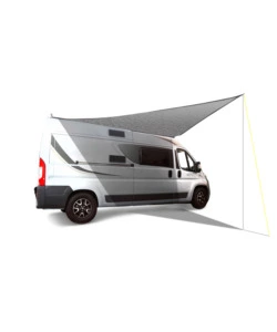 TENDALINO PARASOLE TRIANGOLARE PER VEICOLI BRUNNERI "DEFLECTOR TRG" IN POLIETILENE, 360X360X360 CM.