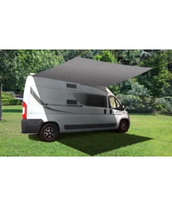 TENDALINO PARASOLE QUADRATA PER VEICOLI BRUNNER "DEFLECTOR QDR" IN POLIETILENE, 360X360 CM.