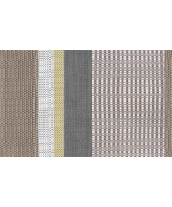 STUOIA DA CAMPEGGIO BRUNNER "KINETIC 500" A RIGHE MARRONE 250X300 CM