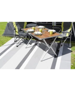 STUOIA DA CAMPEGGIO BRUNNER "KINETIC 500" A RIGHE GRIGIO 250X500 CM
