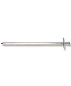 SET PICCHETTI ROTONDI PER TENDA DA CAMPEGGIO BRUNNER "PEG BOX STICK 20" IN ACCIAIO ZINCATO 20 CM X Ø 6 MM
