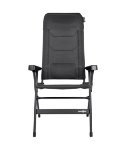 SEDIA DA CAMPEGGIO RECLINABILE BRUNNER "REBEL PRO SMALL" IN ALLUMINIO E 3DURAFEEL ANTRACITE 46x44x117,5 cm
