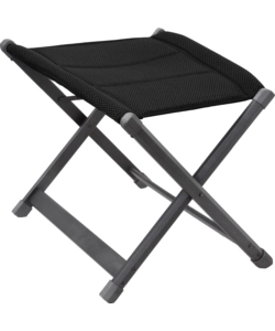 POGGIAPIEDI AUTOPORTANTE BRUNNER "REBEL STANDALONE FOOTREST" IN ALLUMINIO E 3DURAFEEL ANTRACITE 61X49X49 CM