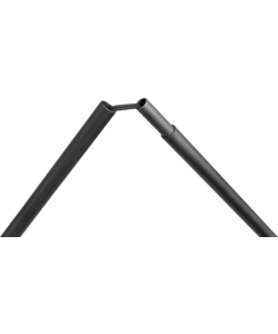 SEDIA DA CAMPEGGIO BRUNNER "ORBIT CHAIR L" IN ALLUMINIO E POLIESTERE GRIGIO E NERO 55X42X40/75 CM