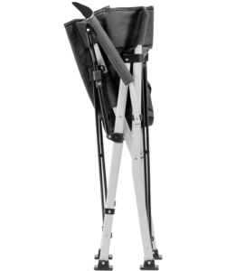 SEDIA DA CAMPEGGIO BRUNNER "RAPTOR NG 2.0" IN ACCIAIO E POLIESTERE NERO 51X44X48/90 CM