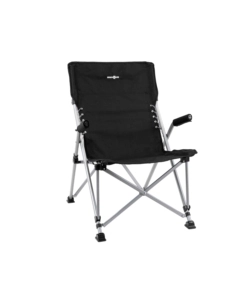 SEDIA DA CAMPEGGIO BRUNNER "RAPTOR SUSPENSION" IN ACCIAIO E POLIESTERE GRIGIO 51X40X47/94 CM